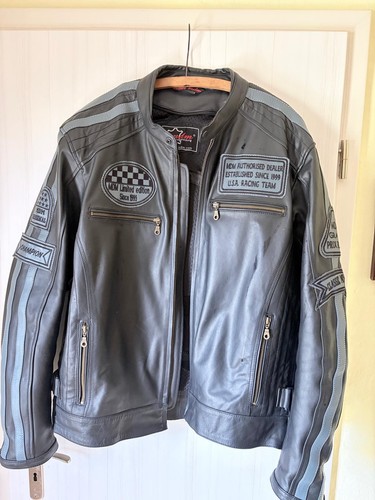 Motorrad lederjacke antik - motorrad, im