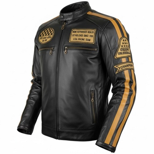 Motorrad lederjacke antik - motorrad, im